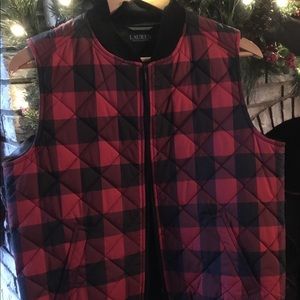 Ralph Lauren Buffalo Plaid Vest